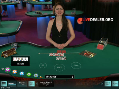 live poker dealer online casino